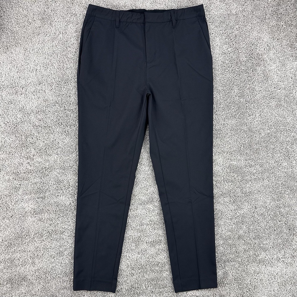 Bylt Premium Basics Executive Pants Men's 36 Navy Performance Chino Tapered